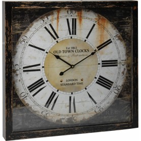 HORLOGE MURALE CARRE 60X60CM