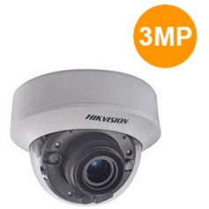 Hikvision. Camèra dôme IR30m, Analog HD 3MP VF motorisé 2.8-12mm