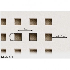 Dalle de plafond PLAZA QUADRIL 60x60