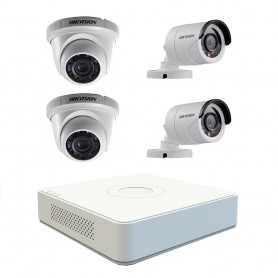 kit 4 caméra de surveillance hikvision 720 p