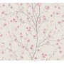 PAPIER PEINT METROPOLITAN STORIES II  ASIATIQUE FLORAL GRIS 379122