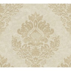 PAPIER PEINT METROPOLITAN STORIES II  ASIATIQUE FLORAL BEIGE 379121