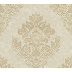 PAPIER PEINT METROPOLITAN STORIES II  ASIATIQUE FLORAL BEIGE 379121