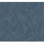 PAPIER PEINT NEW LIFE Graphique & Géométrie Bleu - Vert  376772