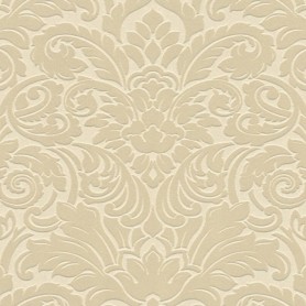 PAPIER PEINT CASTELLO ARCHITECTS-PAPER Baroque Beige, Crème