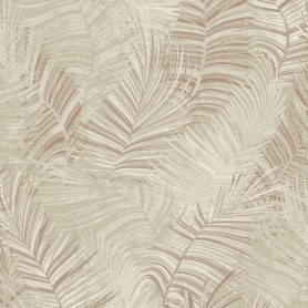 PAPIER PEINT ODYSSÉE UGÉPA Botanique & jungle Beige, Crème - Marron - Blanc