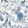 PAPIER PEINT JARDIN ANGLAIS BLEU - 51193601