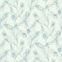 PAPIER PEINT PLUMES DE PAON BLEU - 51193901