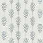 PAPIER PEINT FEUILLE ETHNIQUE GRIS PÂLE