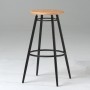 TABOURET  VINYLE AVEC   DOCIER