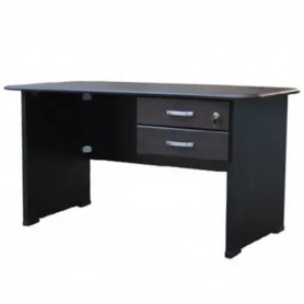 BUREAU STANDARD PVC AVEC 2 TIROIRS