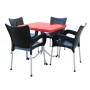 ENSEMBLE DAMAS (TABLE DAMAS+04 CHAISES CALYPSO)