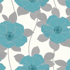 PAPIER PEINT DAKOTA TEAL 612202