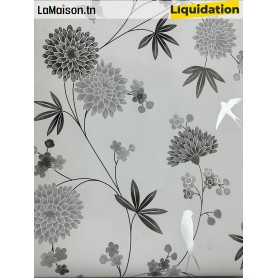 Papier Peint Black Flower
