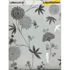 Papier Peint Black Flower